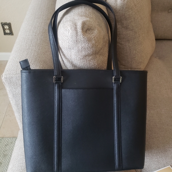 Michael Kors Sady Saffiano Black Medium Tote Bag - Picture 3 of 14